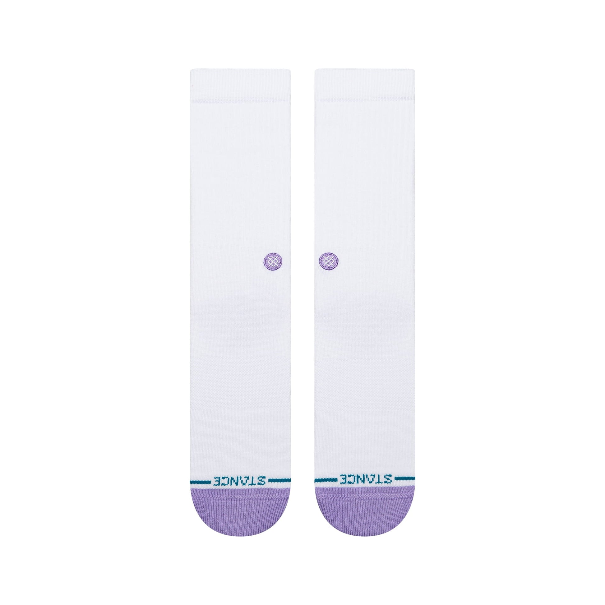 Stance Icon Dot Crew Sock Purple
