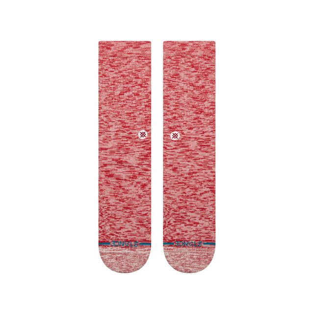 Stance Slub Crew Sock Red