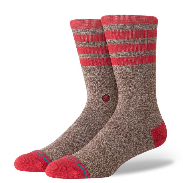 Stance Sock Monkey Crew Sock Brown