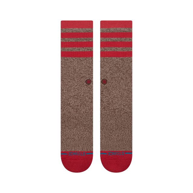 Stance Sock Monkey Crew Sock Brown