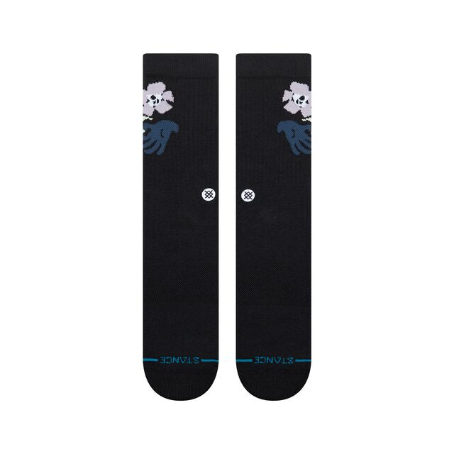 Stance Wilted Crew Sock Black