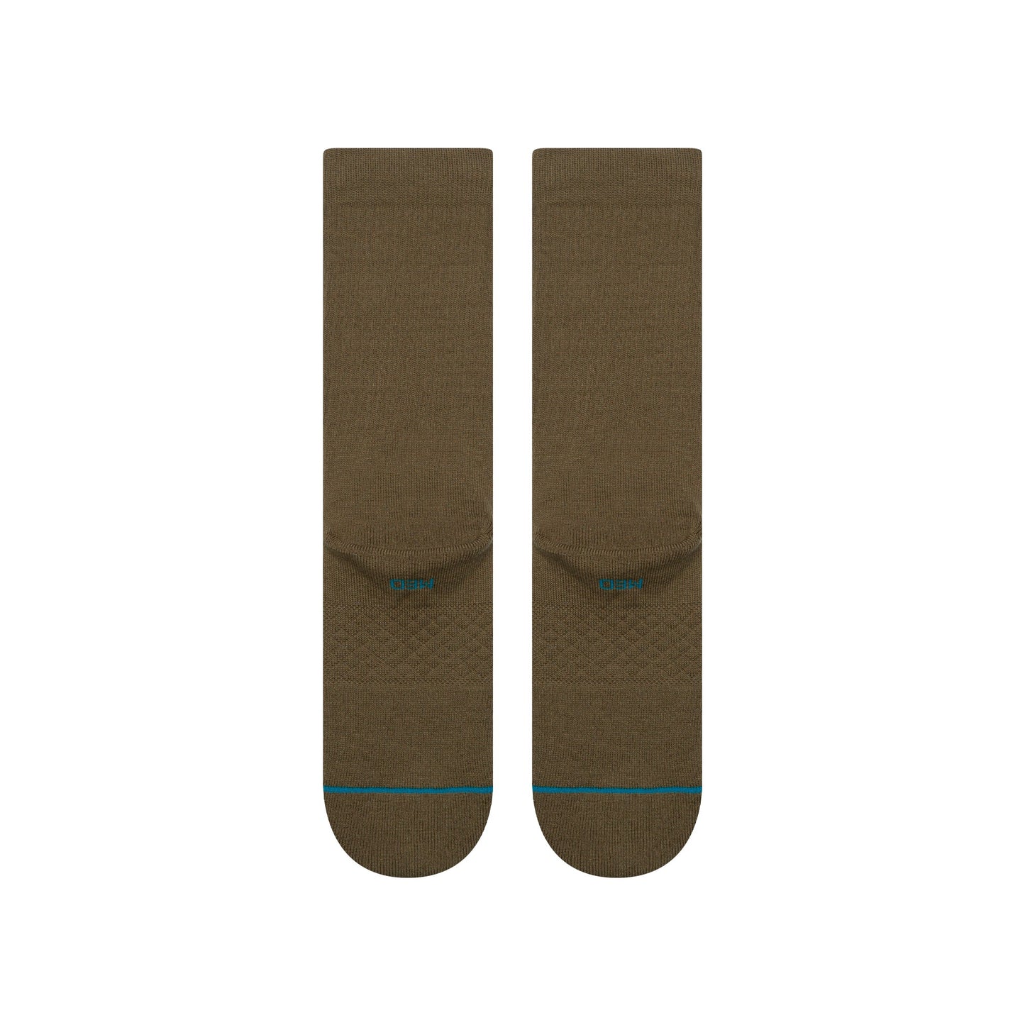 Stance Icon Organic Crew Sock Dark Green 