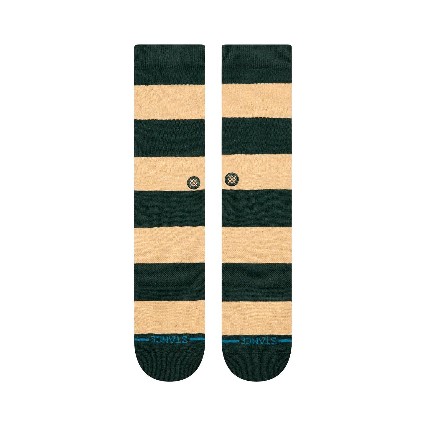 Stance Nep Stripe Crew Sock Pine