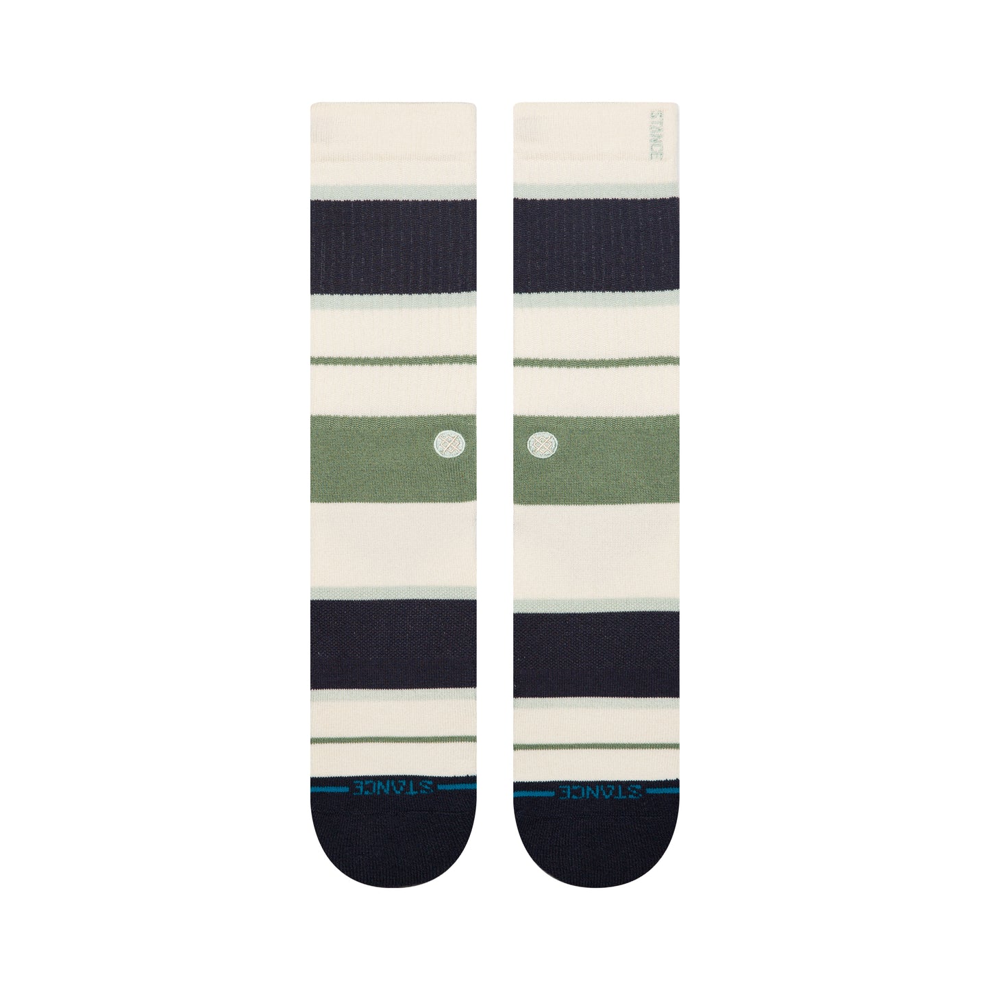 Stance Striped Delight Crew Sock Canvas