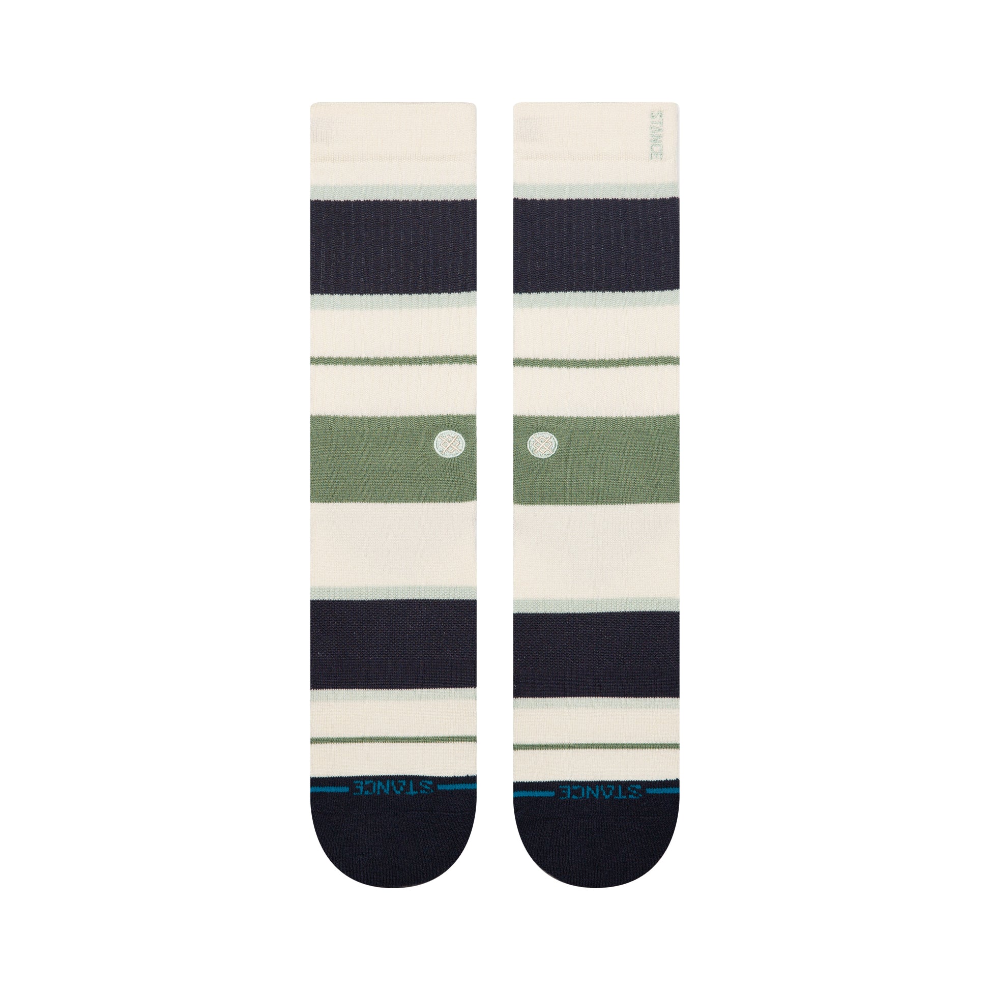 Stance Striped Delight Crew Sock Canvas
