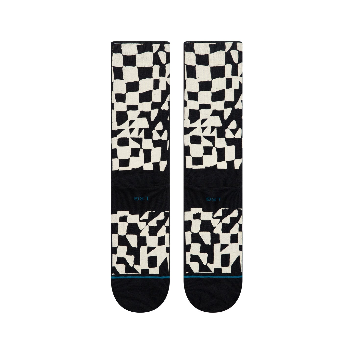 WAVE CHECK CREW SOCK