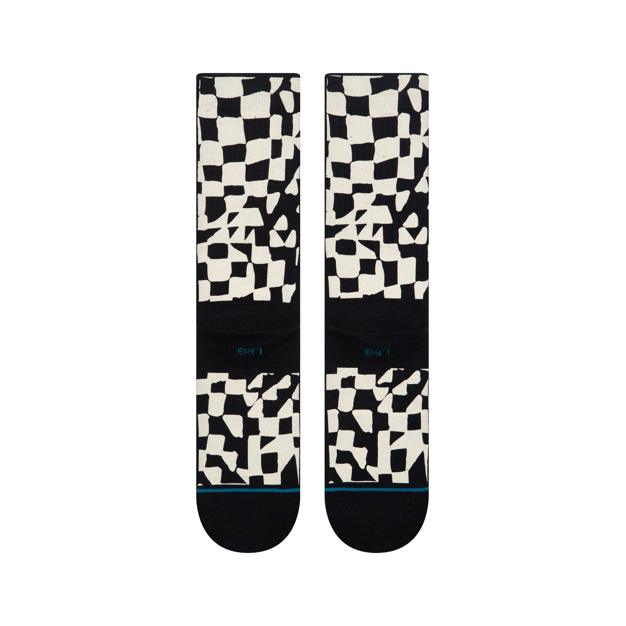 WAVE CHECK CREW SOCK