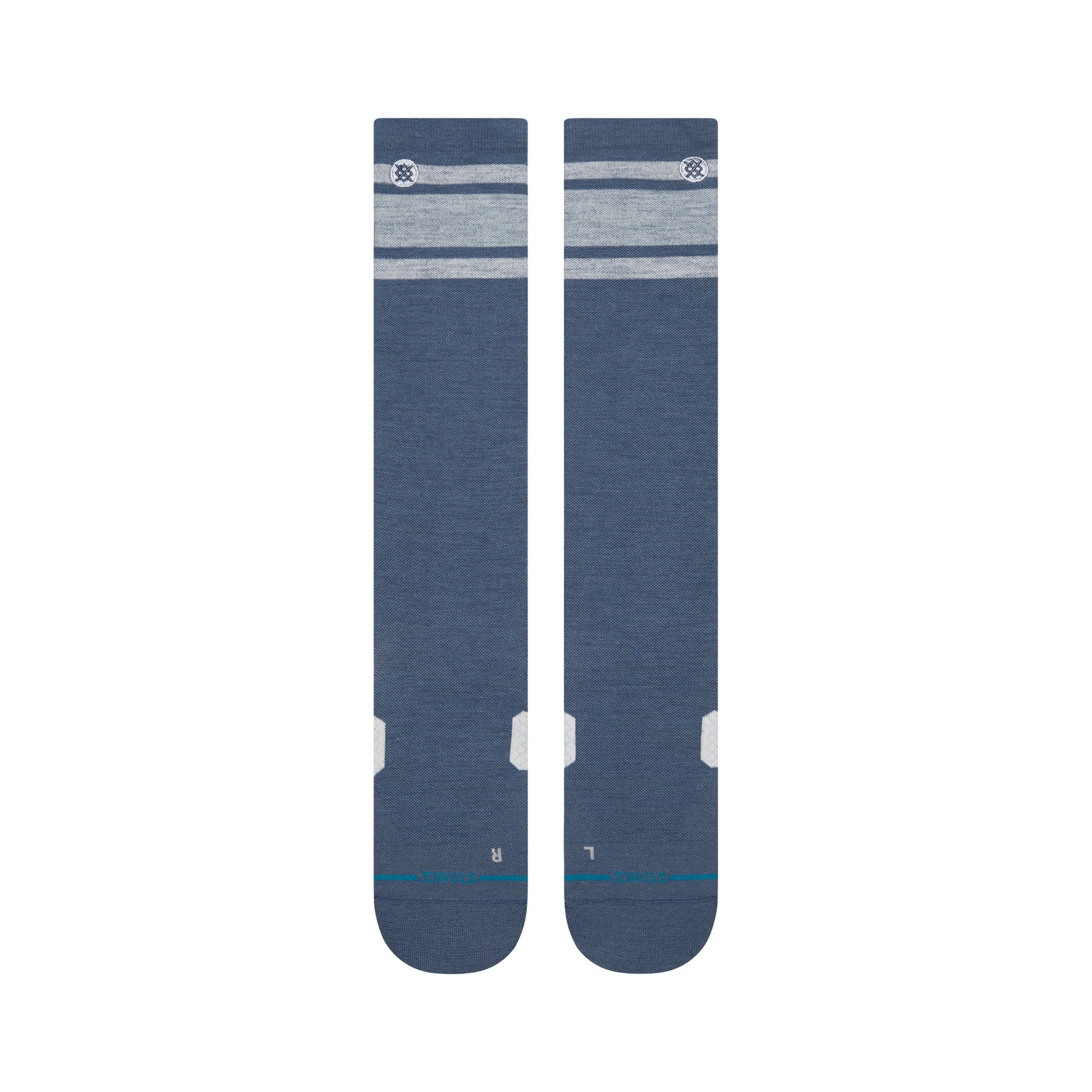 Stance Boyd Ultra Light Wool Snow Sock Sea Blue