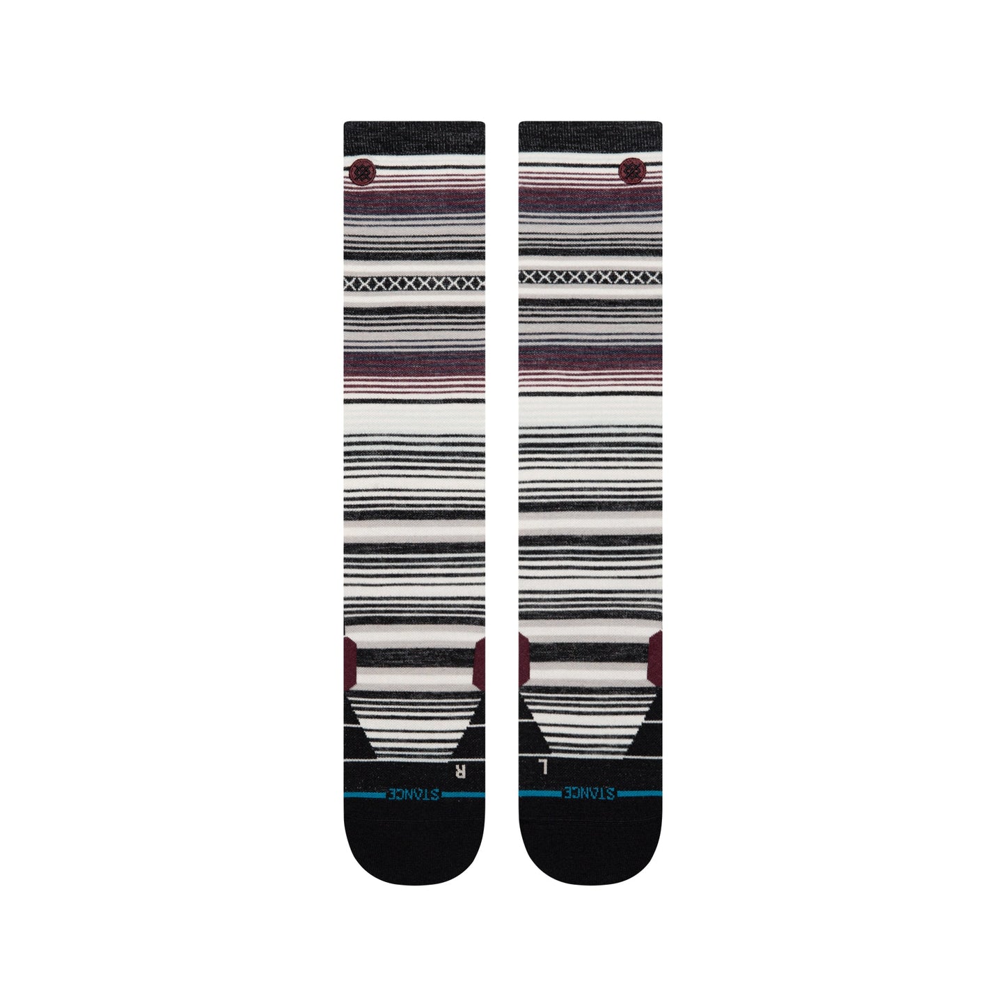Stance Curren Ultra Light Wool Snow Sock Black