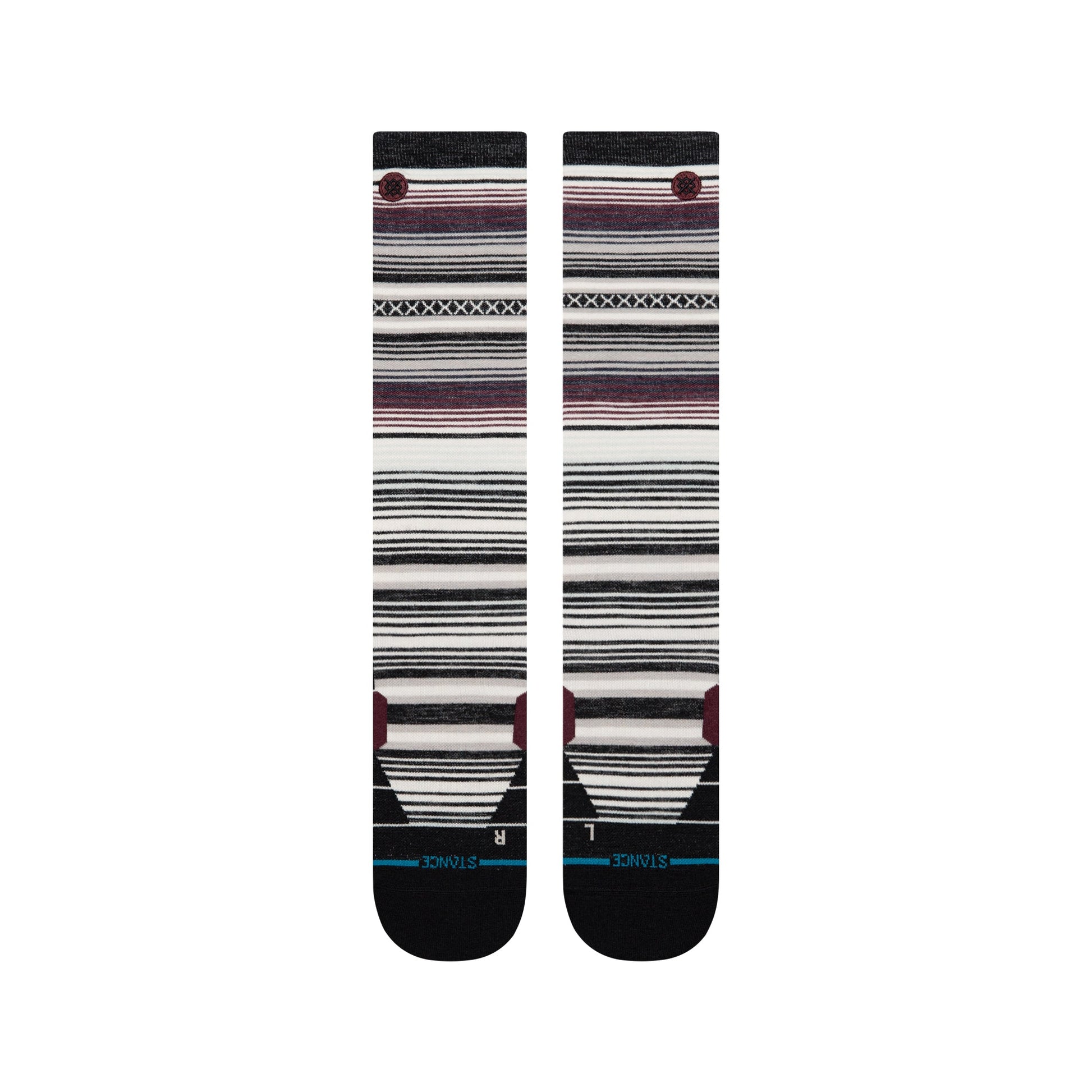 Stance Curren Ultra Light Wool Snow Sock Black