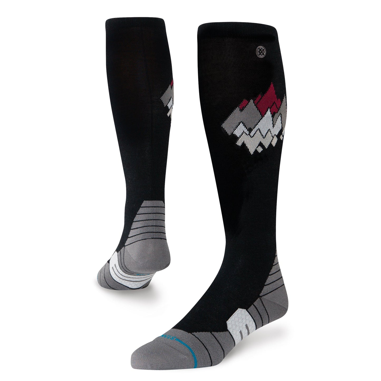 Stance Peaks Ultra Light Wool Snow Sock Black