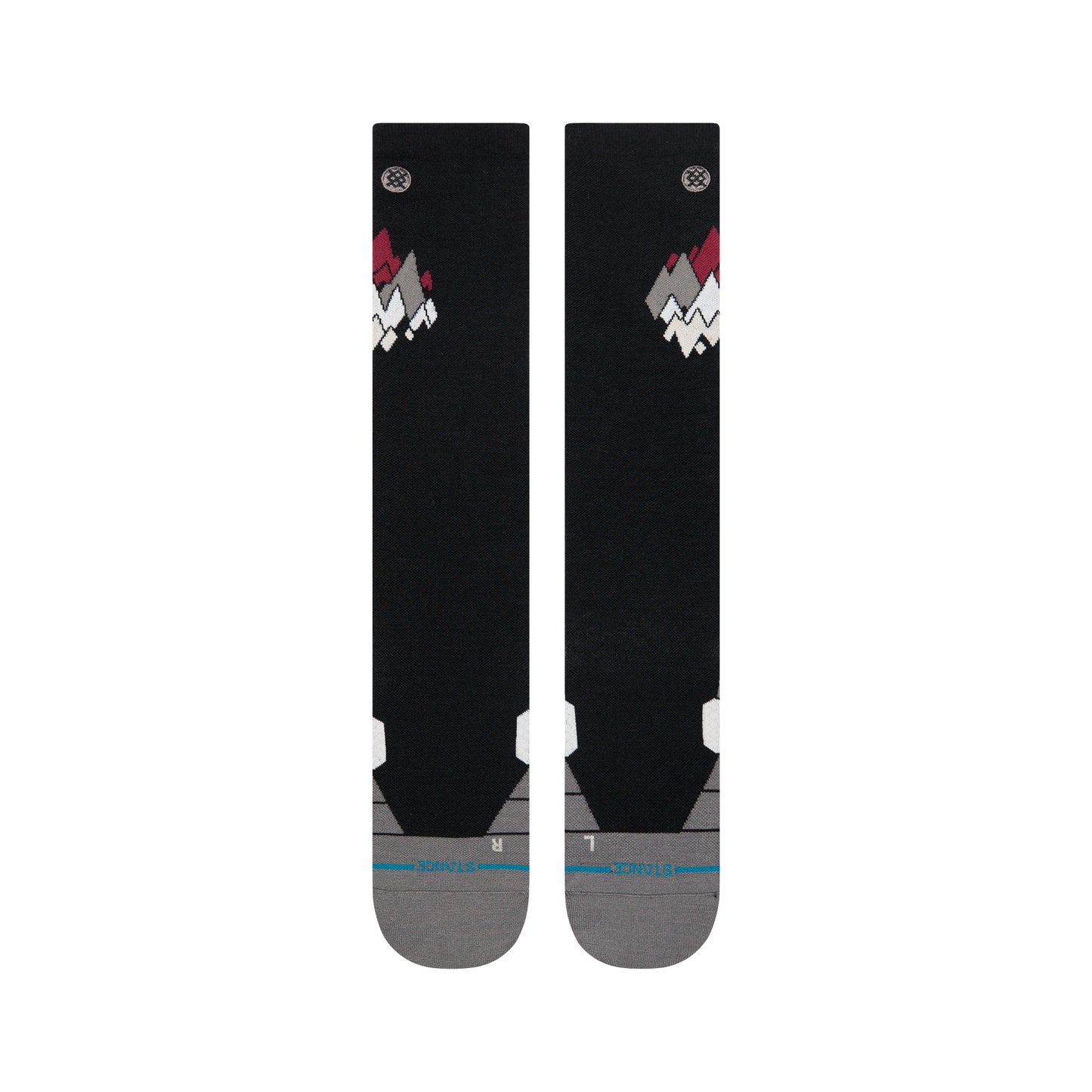 Stance Peaks Ultra Light Wool Snow Sock Black