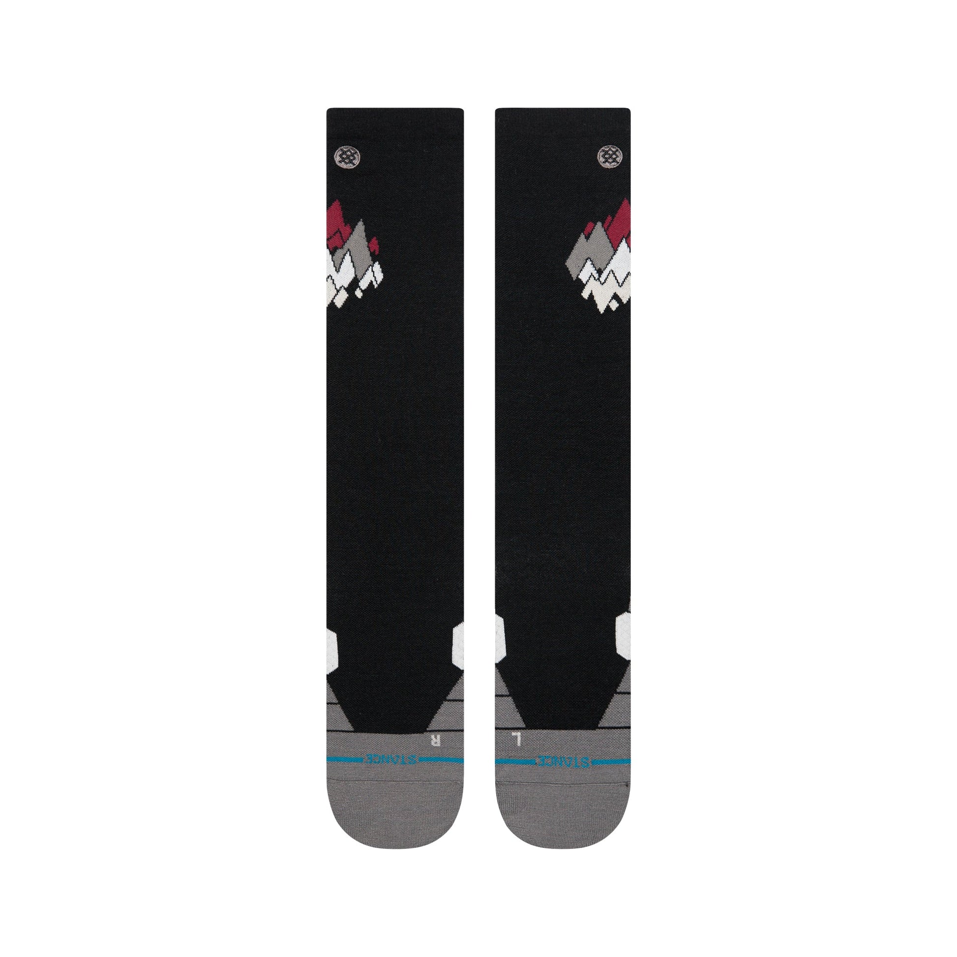 Stance Peaks Ultra Light Wool Snow Sock Black