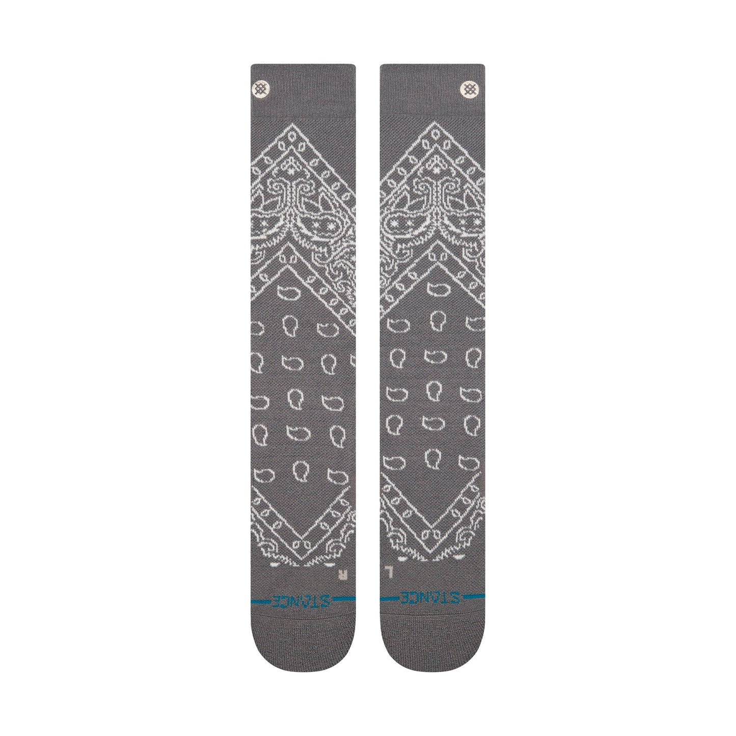Stance Barrio Mid Wool Snow Sock Dark Grey