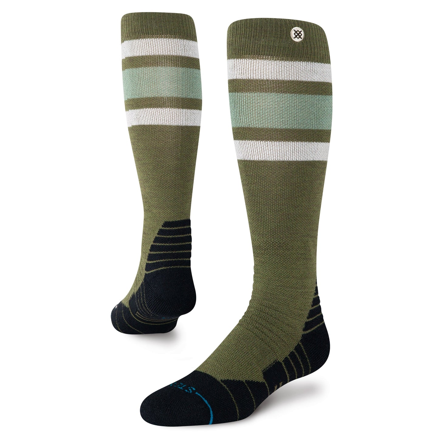 Stance Boyd Mid Wool Snow Sock Olive