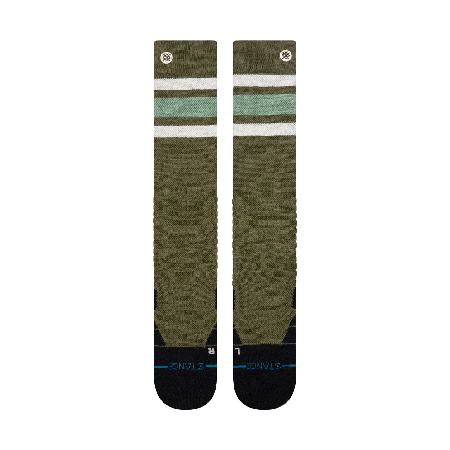 Stance Boyd Mid Wool Snow Sock Olive