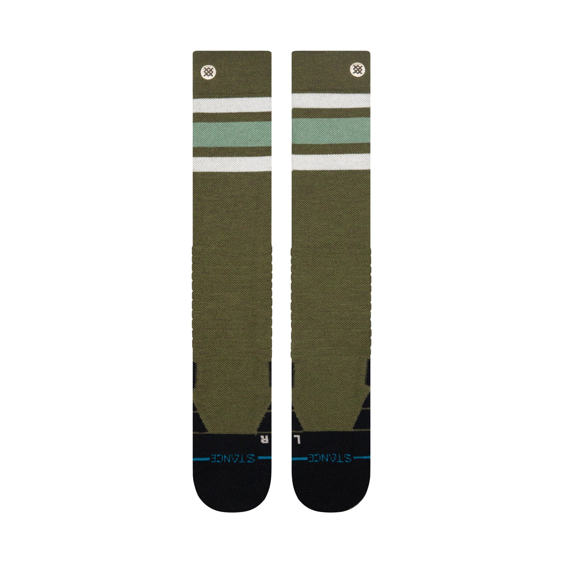 Stance Boyd Mid Wool Snow Sock Olive