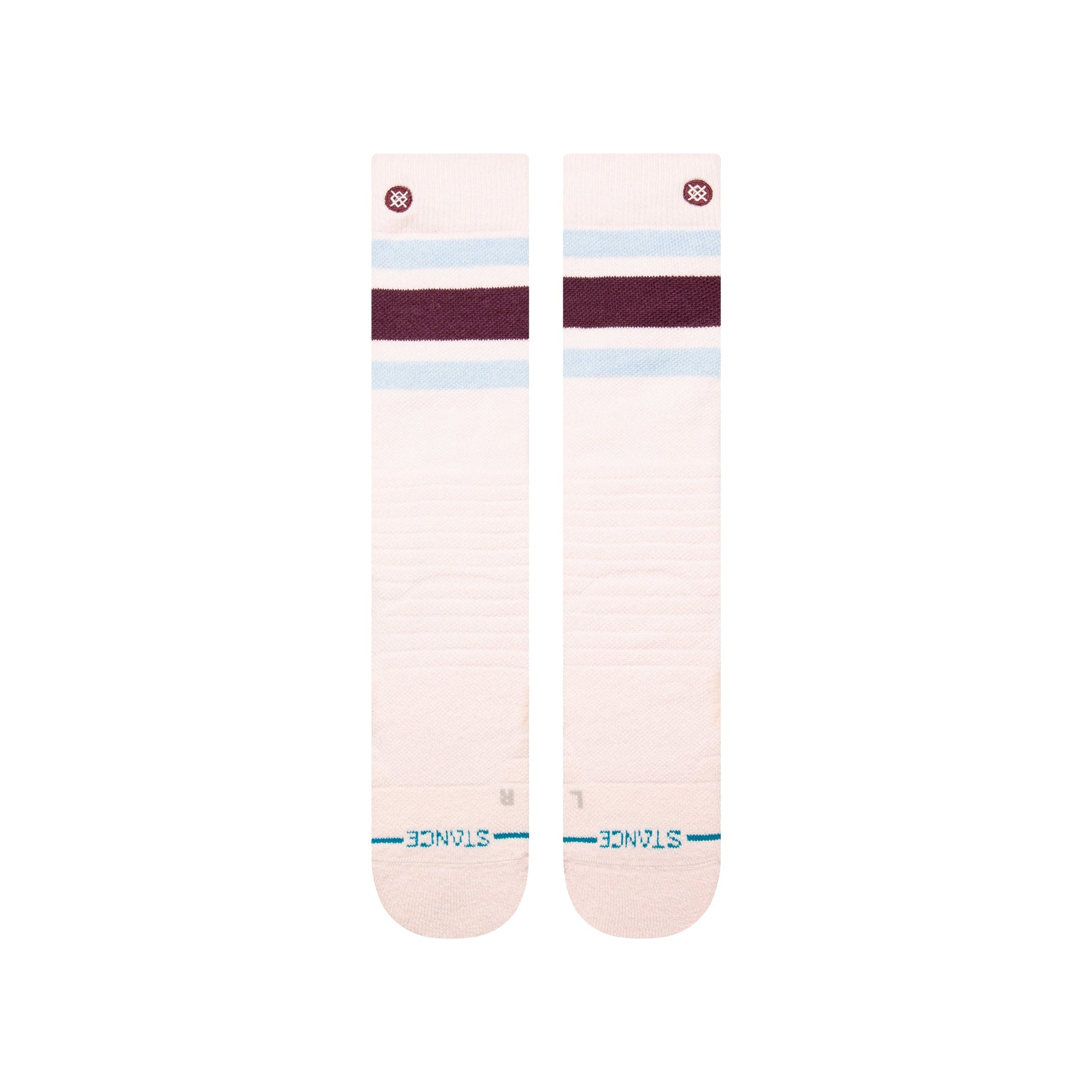 Stance Boyd Mid Wool Snow Sock Pink Fade 