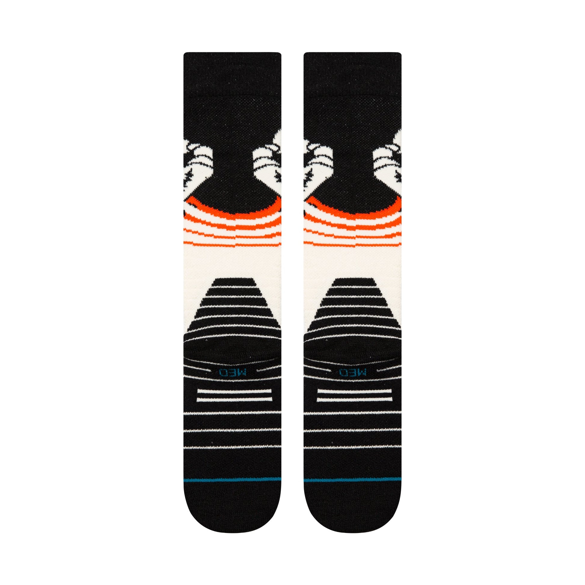 Stance Crab Grab Mid Poly Snow Sock Cream 