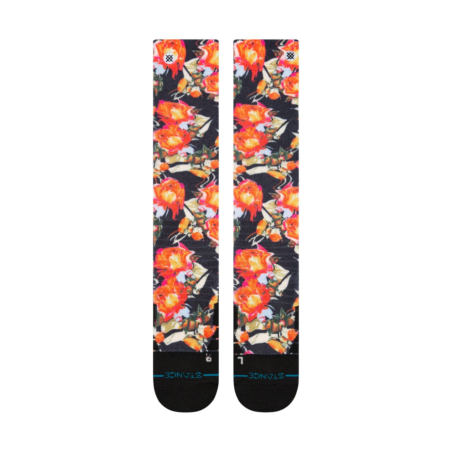 Stance Torque Mid Poly Snow Sock Black 