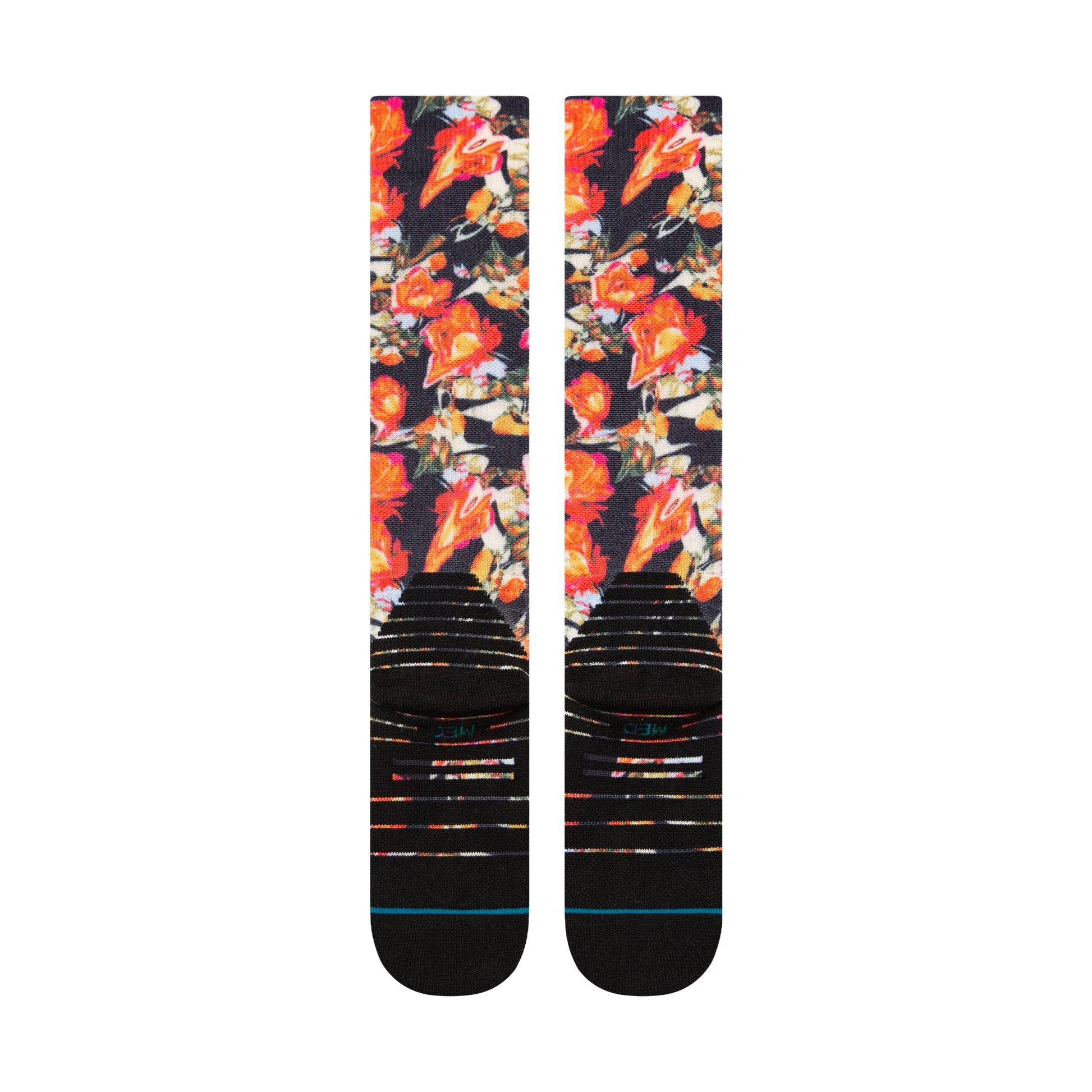 Stance Torque Mid Poly Snow Sock Black 