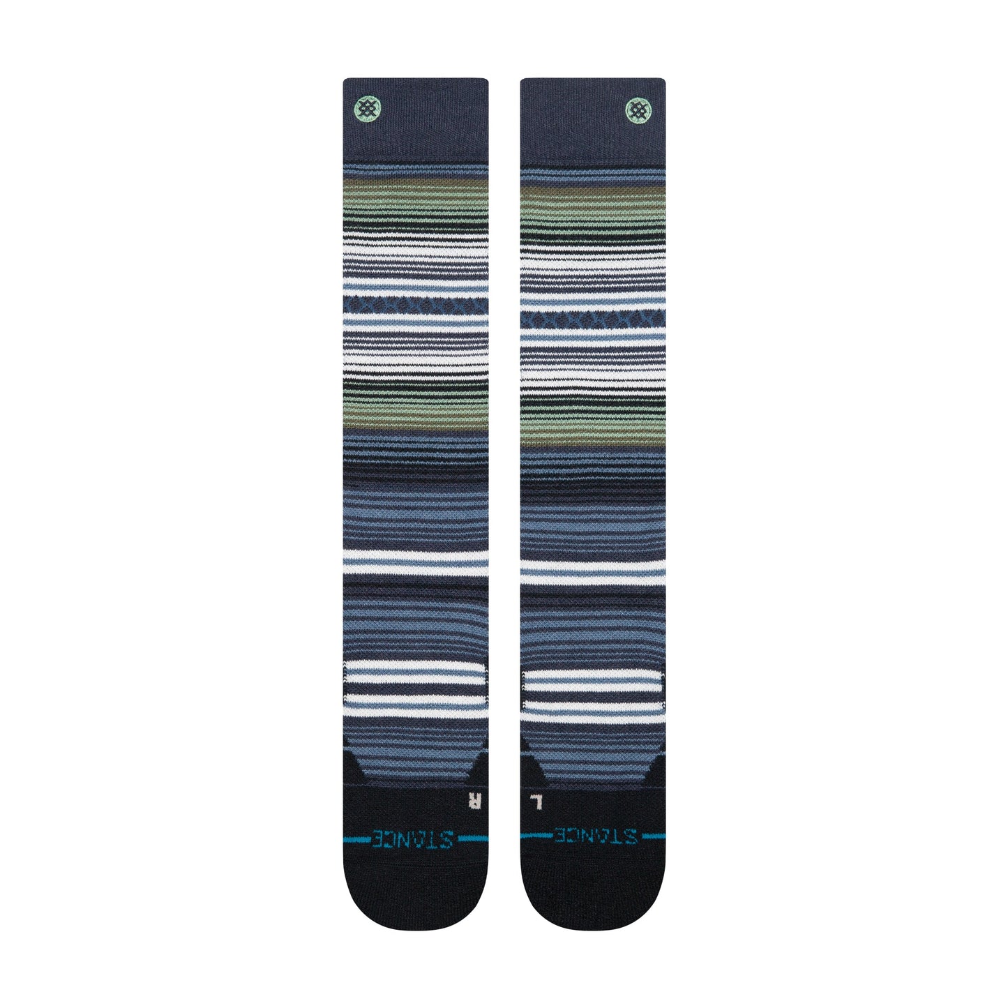 Stance Curren Mid Wool Snow Sock Navy