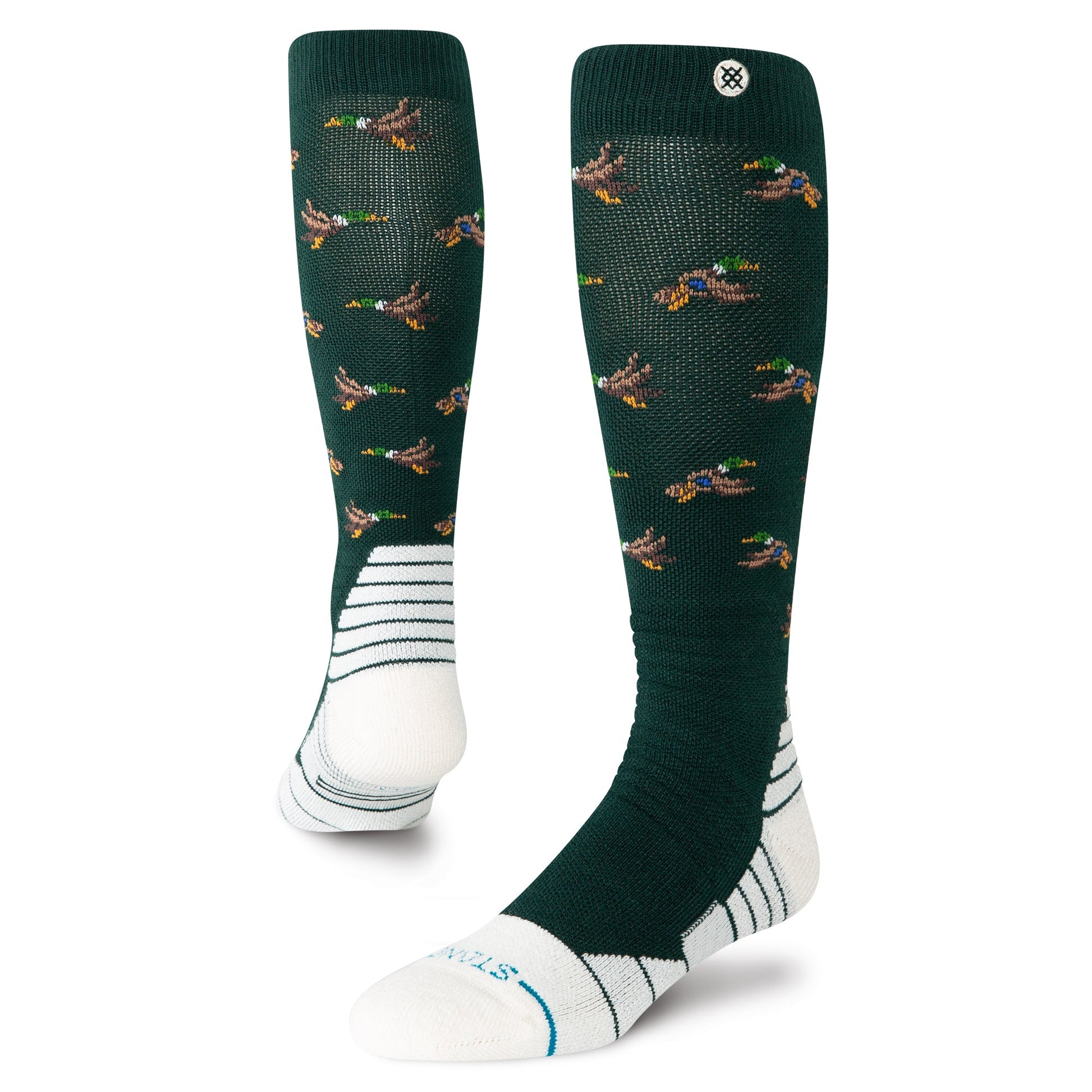 Stance Huntin Mid Poly Snow Sock Pine