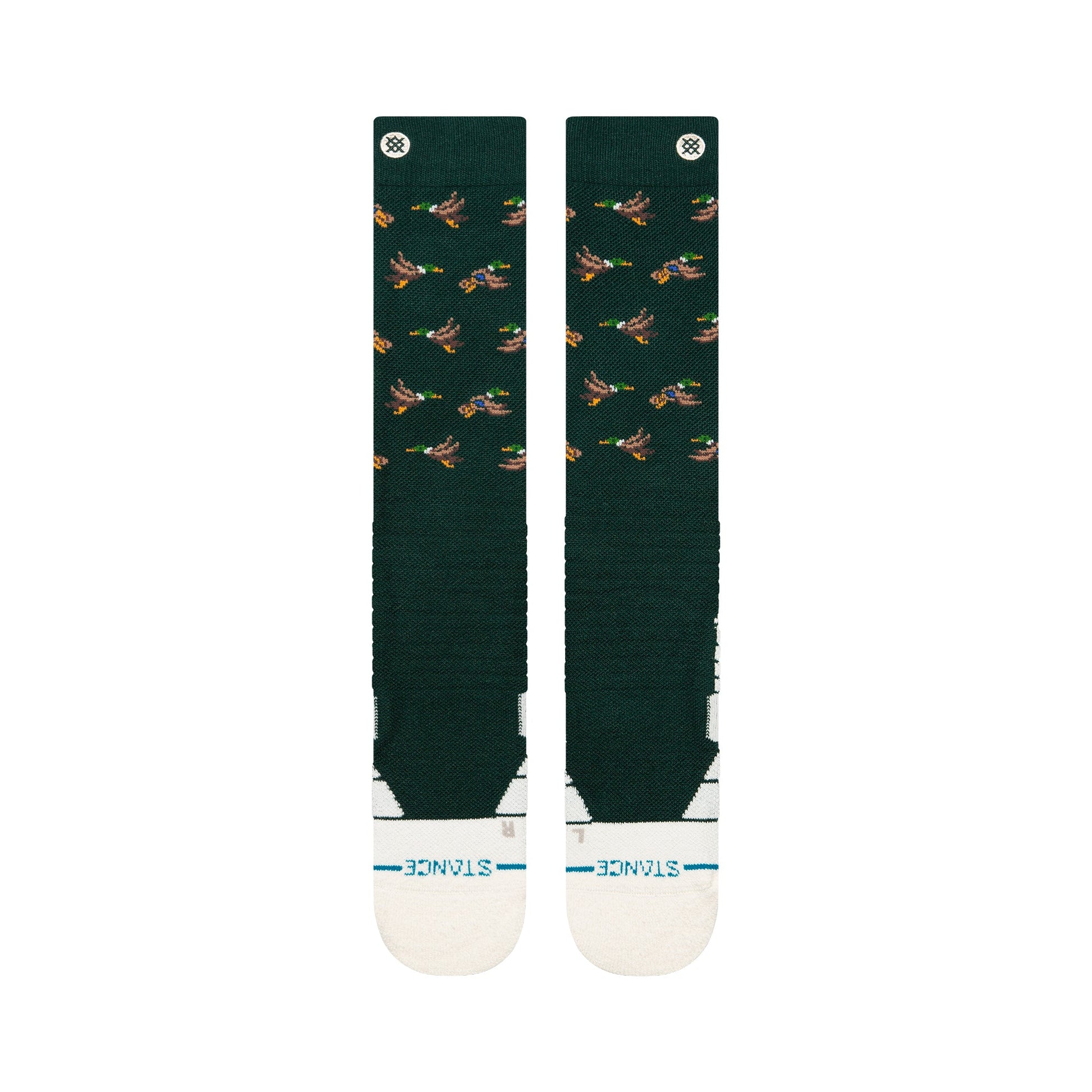 Stance Huntin Mid Poly Snow Sock Pine