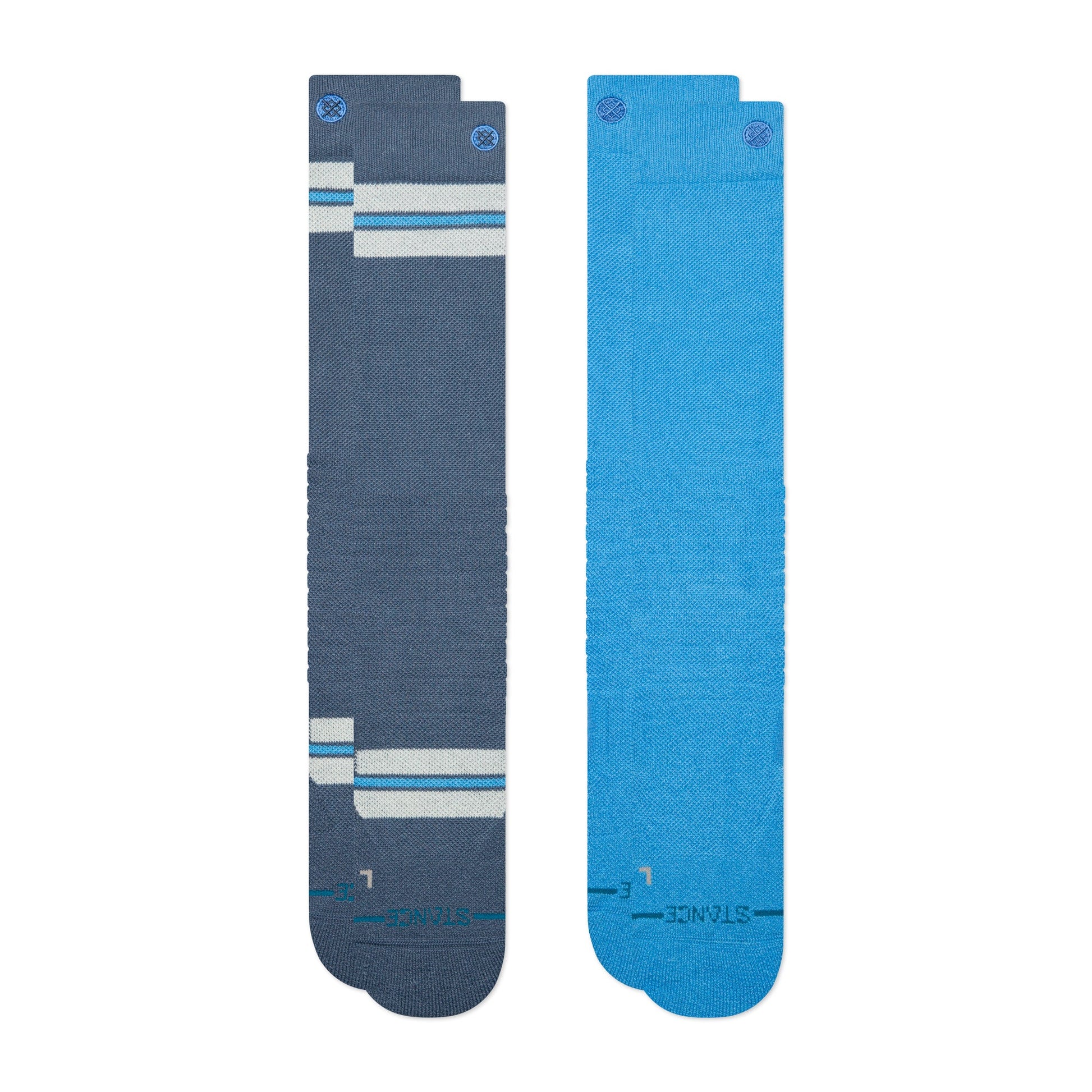 Stance Kaden Mid Poly Snow Sock 2 Pack Sea Blue