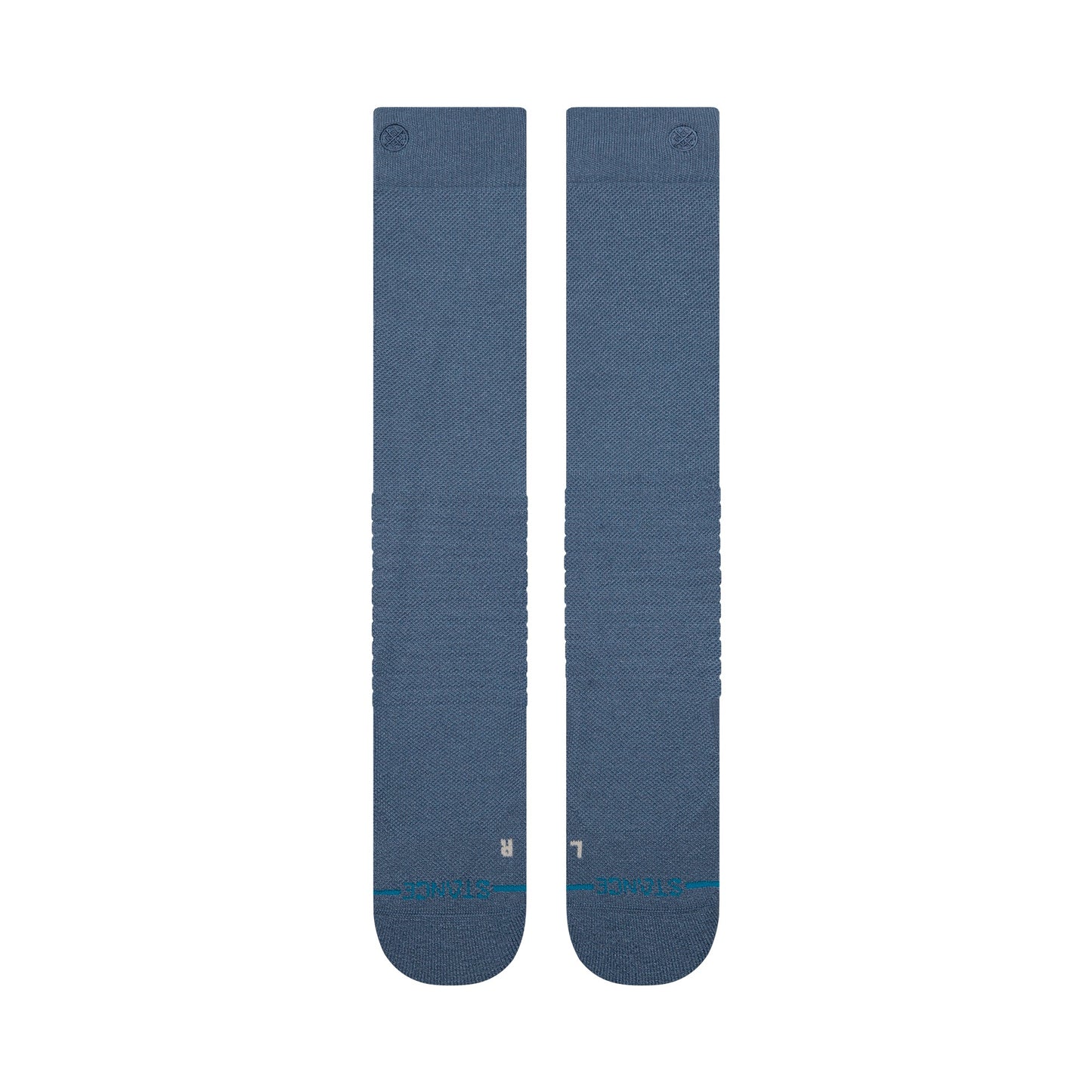 Stance Solid Mid Wool Snow Sock Sea Blue