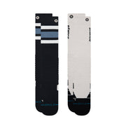 Stance Speed Mid Poly Snow Sock 2 Pack Black