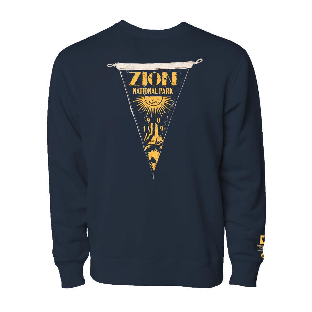 Stance Zion Flag Crewneck Navy