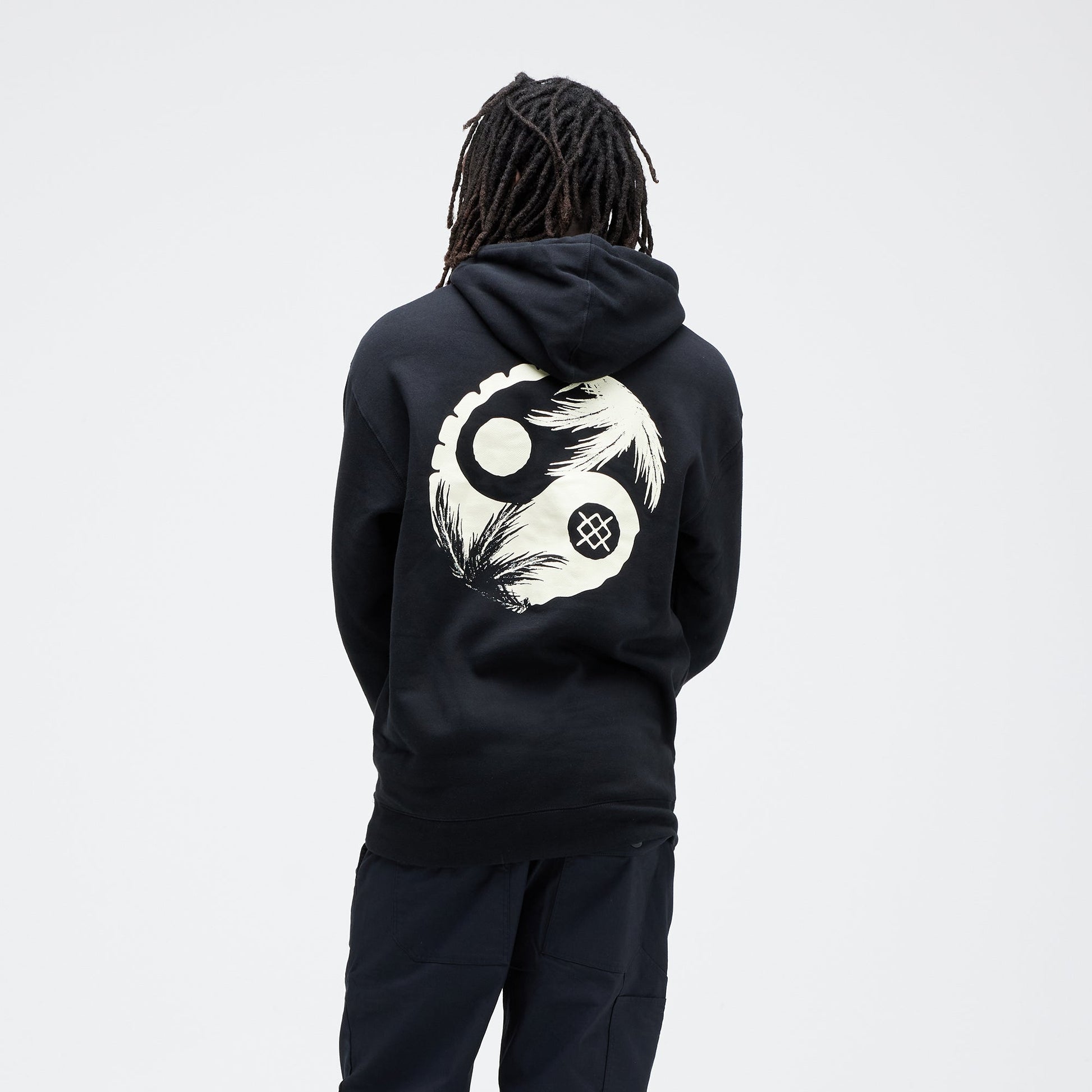 Stance Opposites Hoodie Black |model