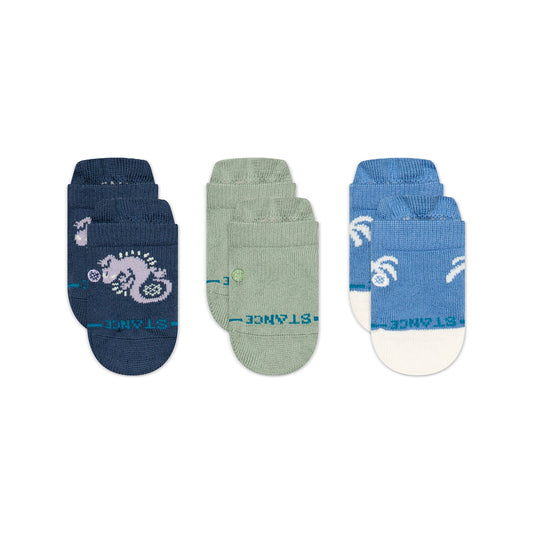 Stance Gecko Baby & Toddler Sock 3 Pack Multi