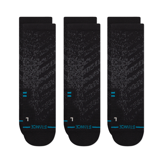 Stance Athletic Crew Sock 3 Pack Black