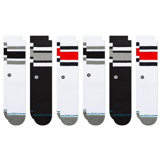 Stance Lifestyle Boyd Crew Sock 6 Pack Multi