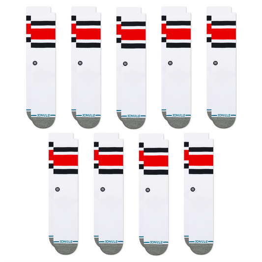 Stance Lifestyle Boyd Crew Sock 9 Pack Blue