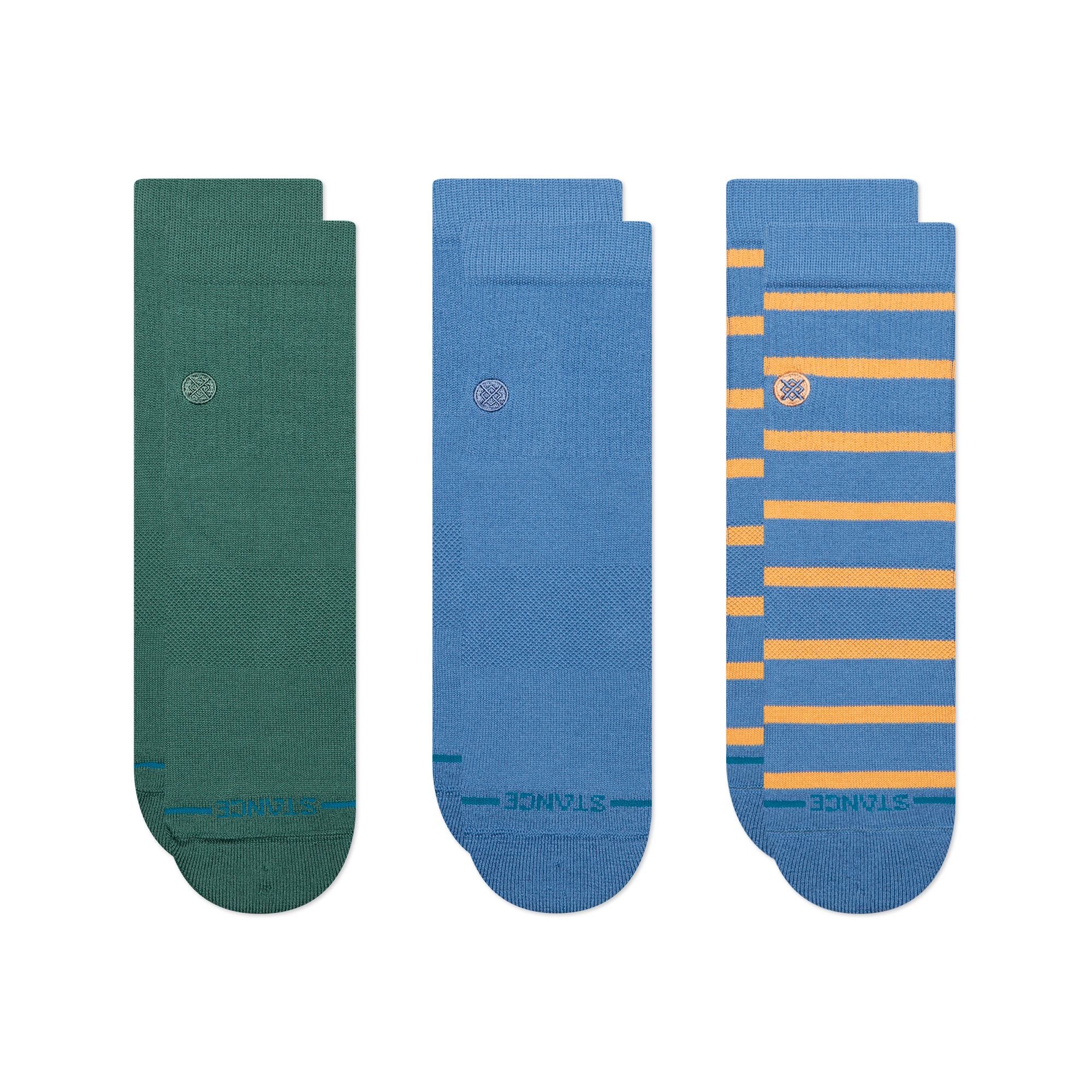 Stance Icon and Lifestyle Quarter Sock 3 Pack Multi