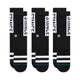 Stance OG Bundle Crew Sock 3 Pack Black