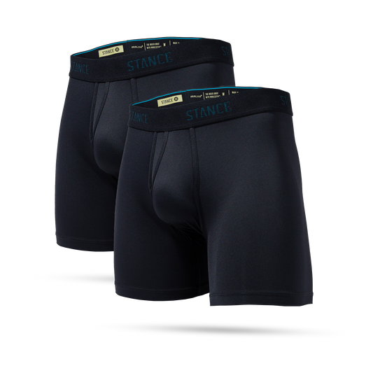 Stance Pure Boxer Brief Wholester 2 Pack Black