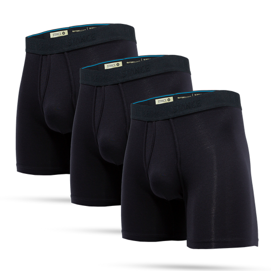 Stance Regulation Boxer Brief 3 Pack Black