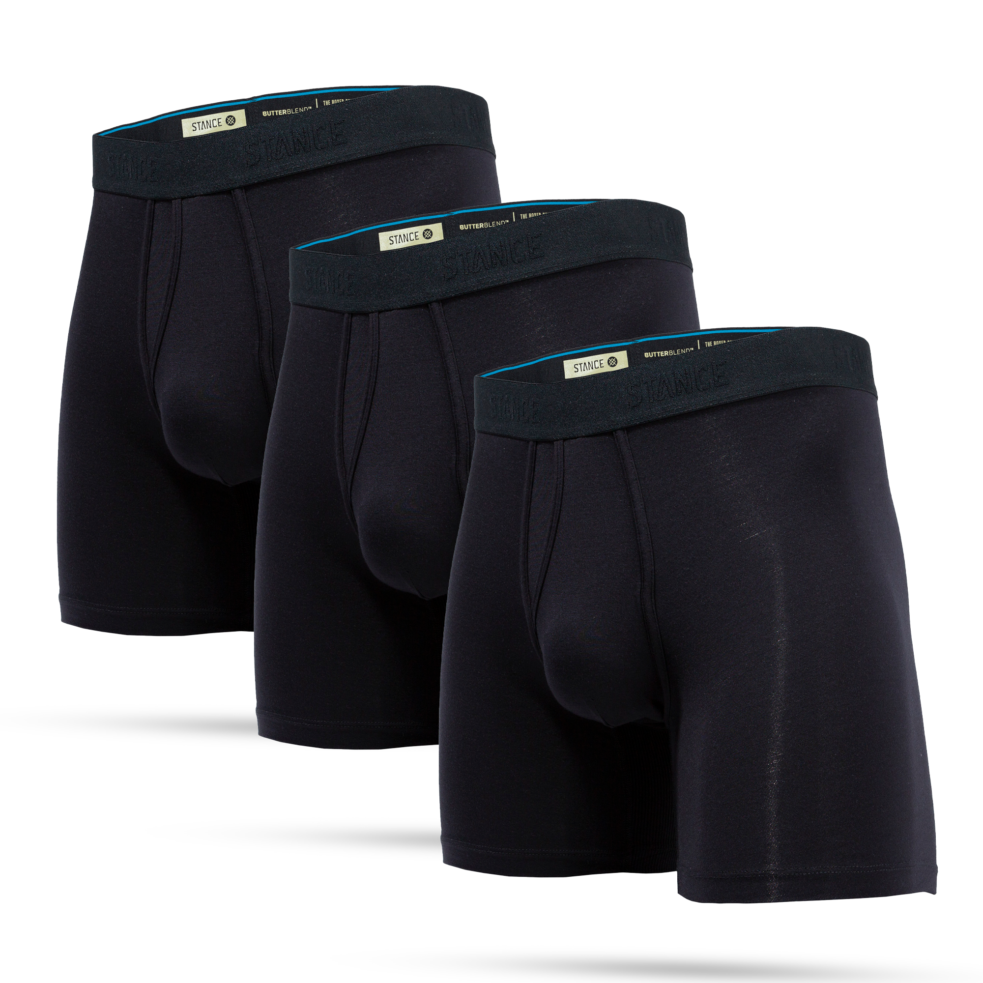 Stance Regulation Boxer Brief 3 Pack Black