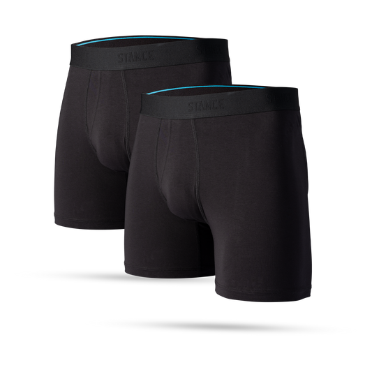 Stance Staple Boxer Brief Wholester 2 Pack Black