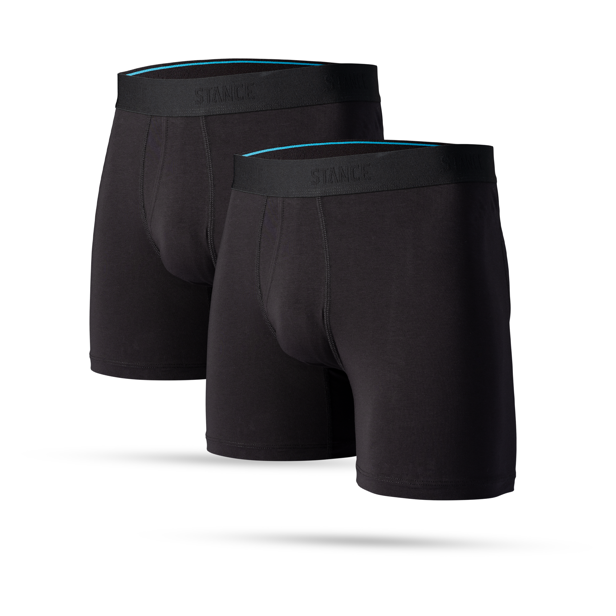 Stance Staple Boxer Brief Wholester 2 Pack Black