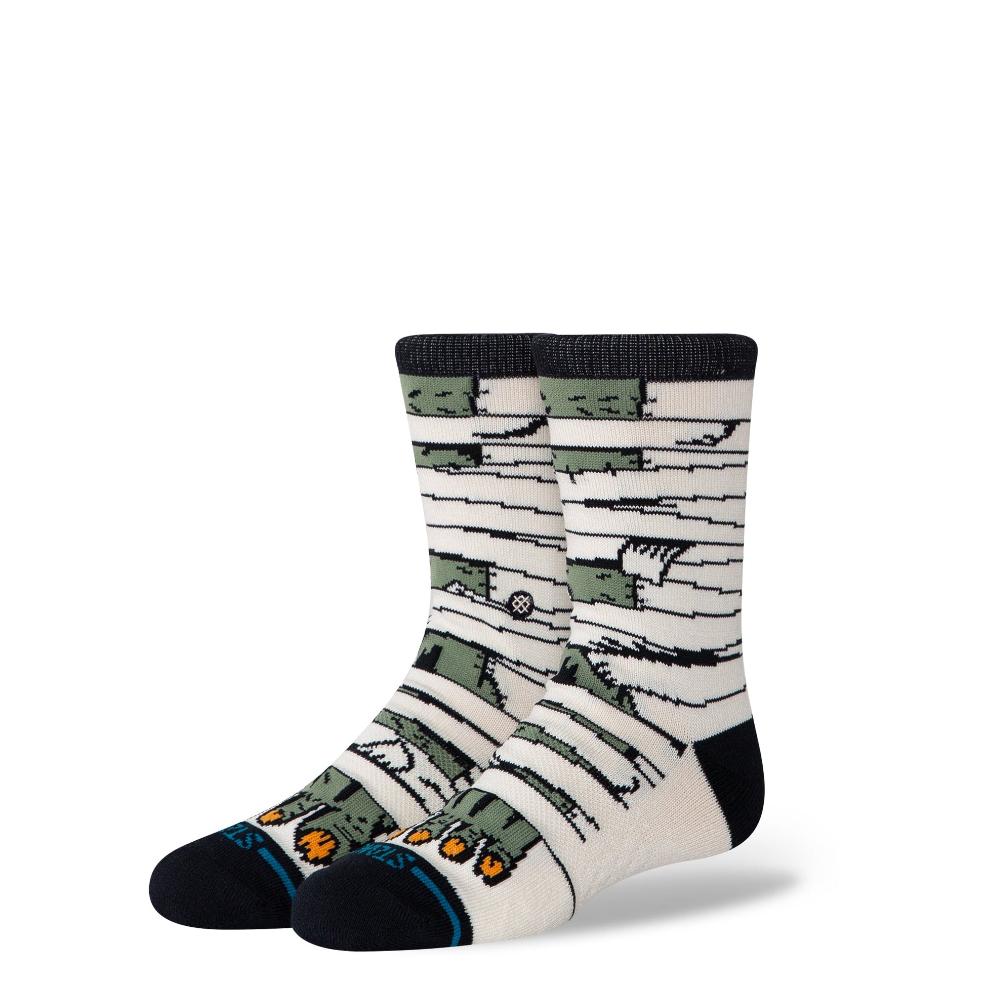 Stance Mummy Madness Crew Sock Canvas