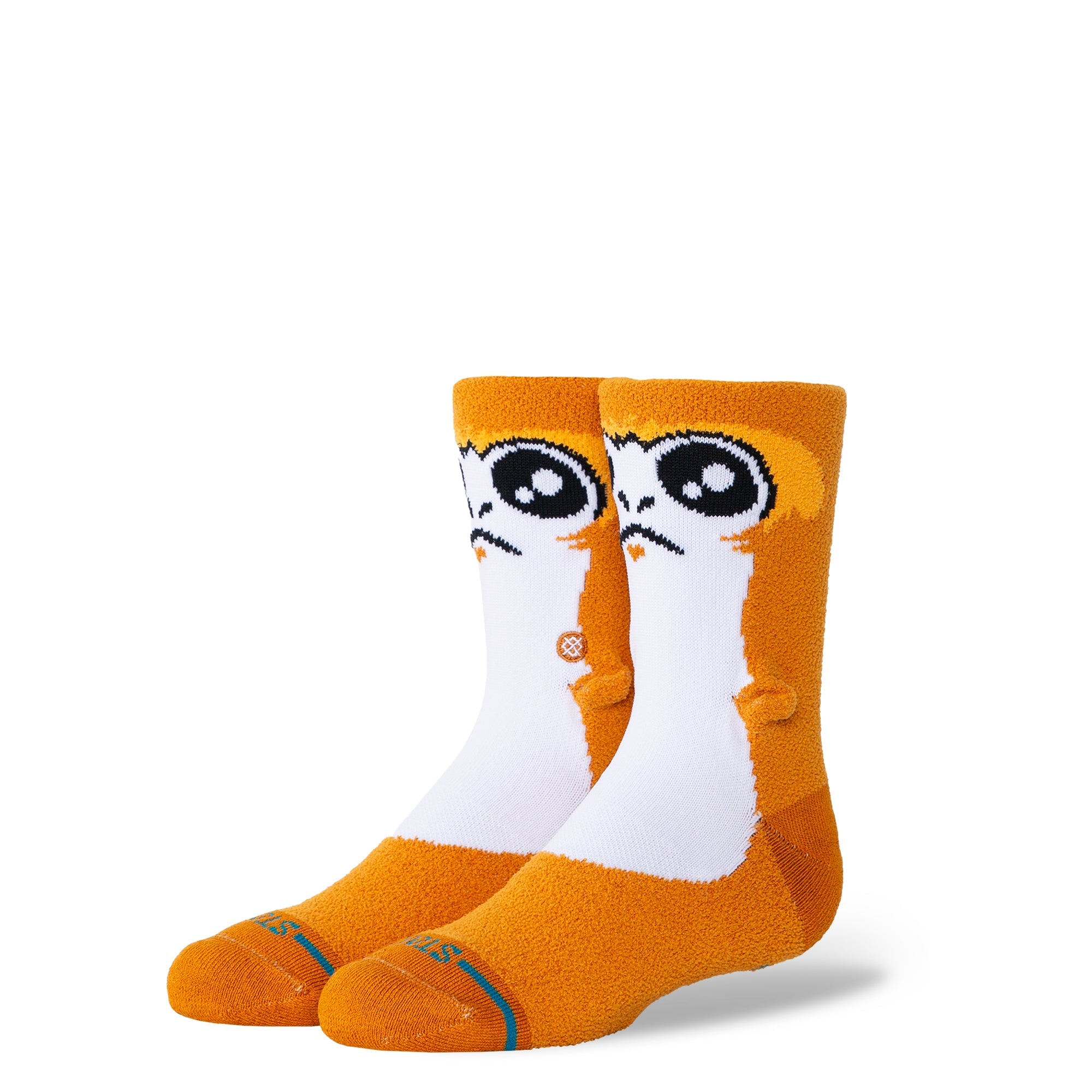 Stance Porg Kids Crew Sock Brown