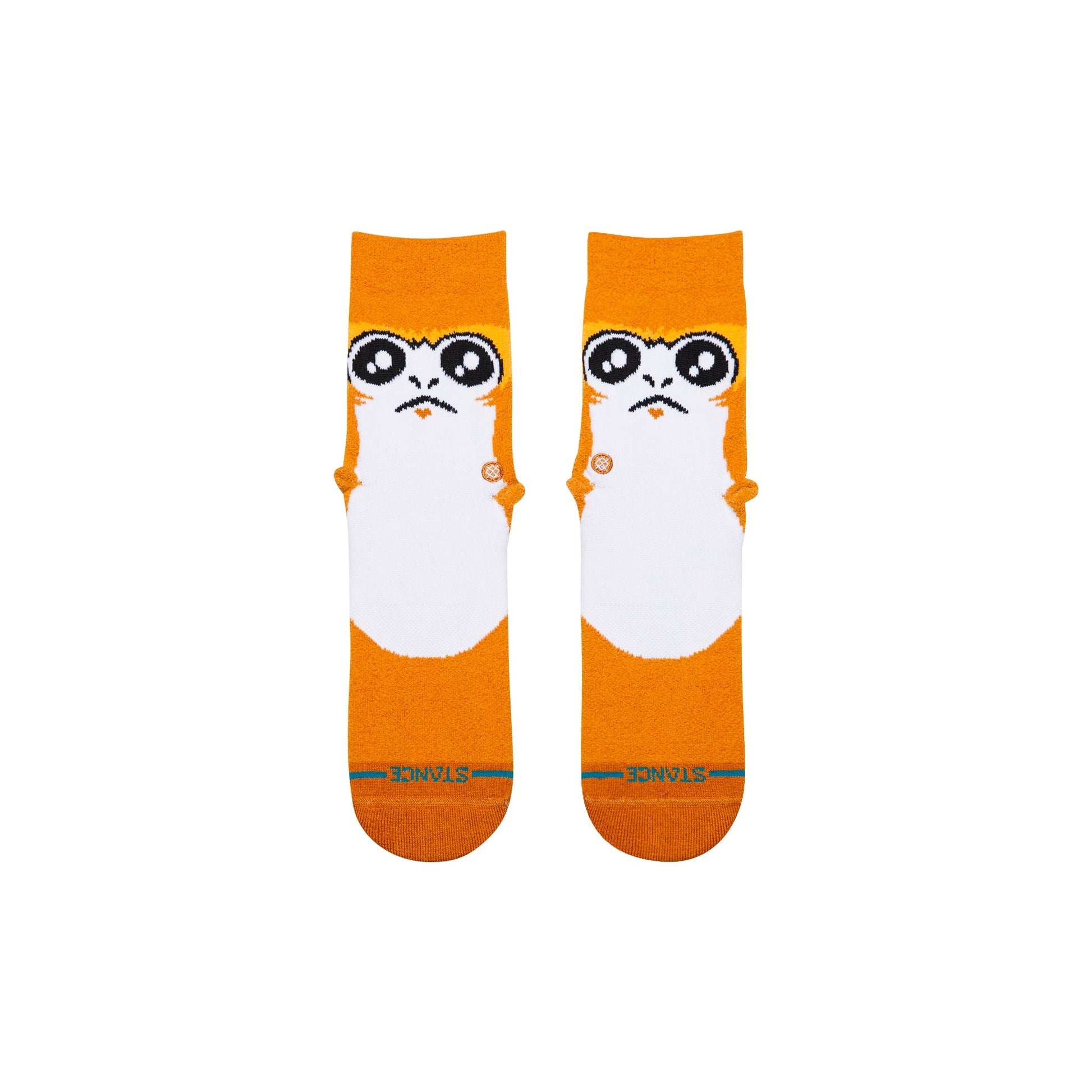 Stance Porg Kids Crew Sock Brown