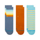 Kids Maliboo Sock 3 Pack Sea Blue