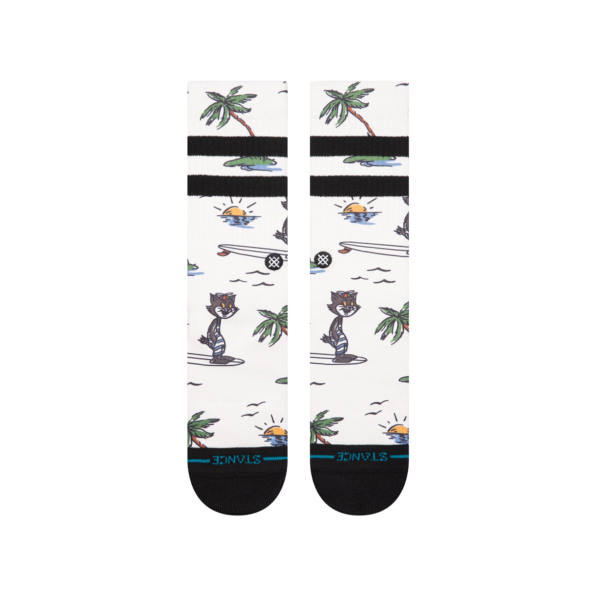 Stance Kool Katz Surf Crew Sock Canvas