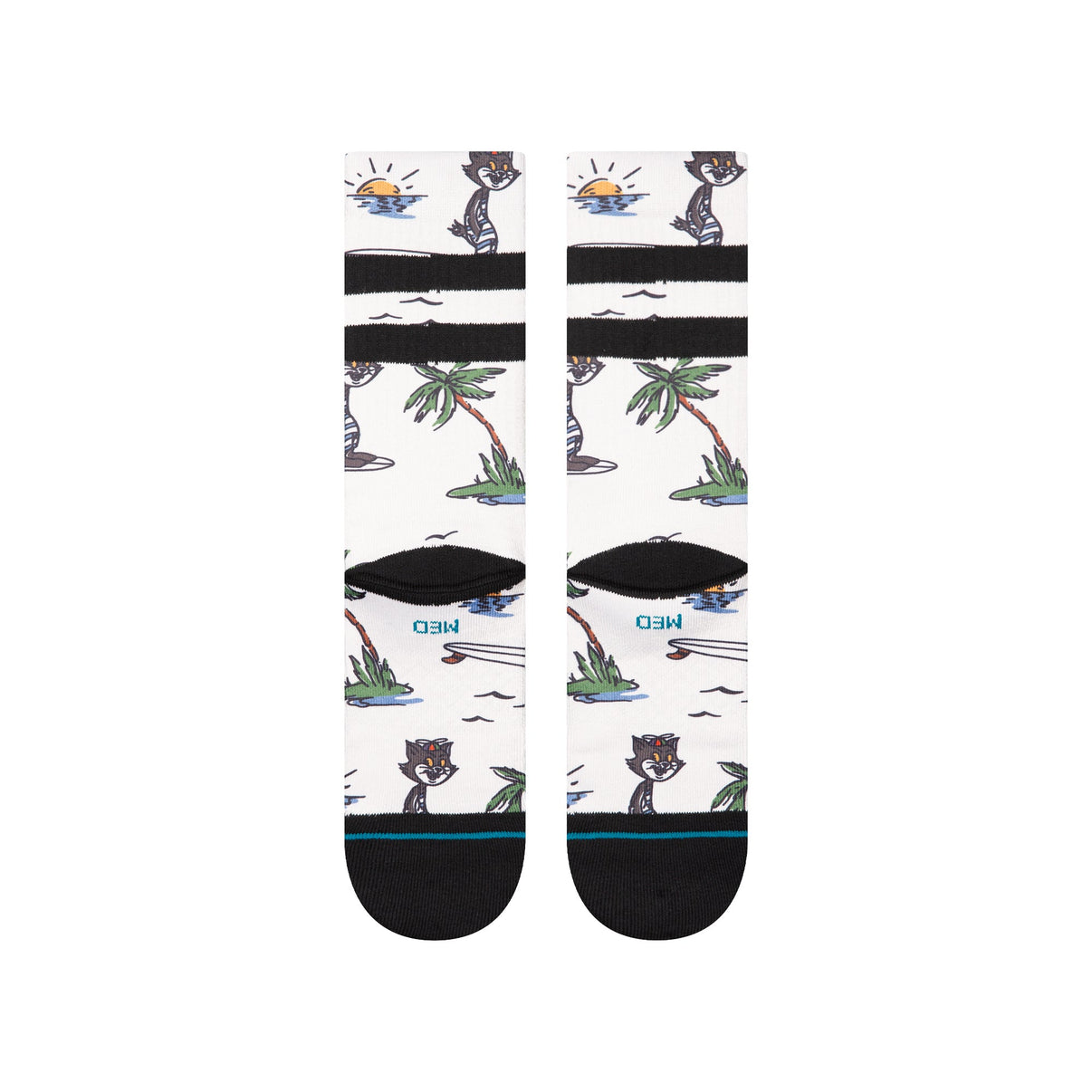 Stance Kool Katz Surf Crew Sock Canvas